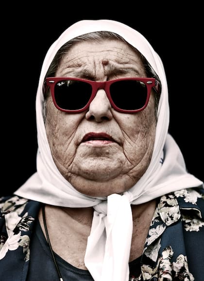 Retrato de Hebe de Bonafini, fundadora de la asociación de Madres de Plaza de Mayo. 15/12/17