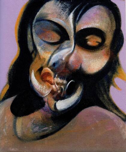 "Retrato de Henrietta Moraes" ( Portrait of Henrietta Moraes).1969. Francis Bacon.