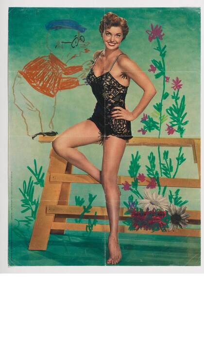 Retrato de Jaume Sabartés y la artista Esther Williams