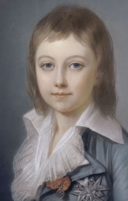 Retrato de Luis Carlos, delfín de la corona francesa