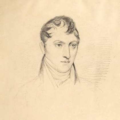 Retrato de Manuel Belgrano realizado por Johann Moritz Rugendas (1802-1858), un pintor alemán