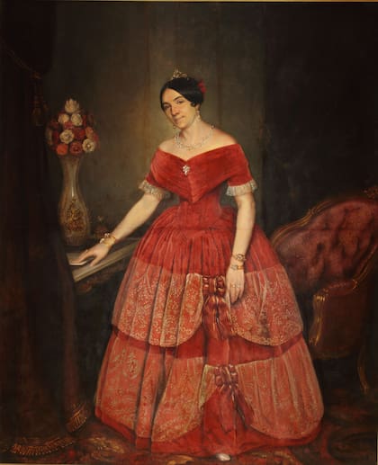 Retrato de Manuelita Rosas, Prilidiano Pueyrredón, 1851