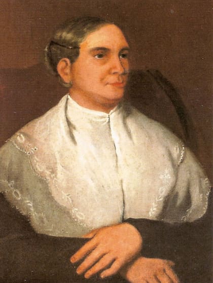 Retrato de María Antonia Bolívar, 1830, de Lewis Brian Adams (Casa Natal del Libertador, Caracas - Gran Enciclopedia de Venezuela)