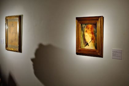 Retrato de mujer, de Renoir, una de las tres obras recuperadas