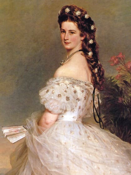 Retrato de Sissi por Franz Xavier Winterhalter