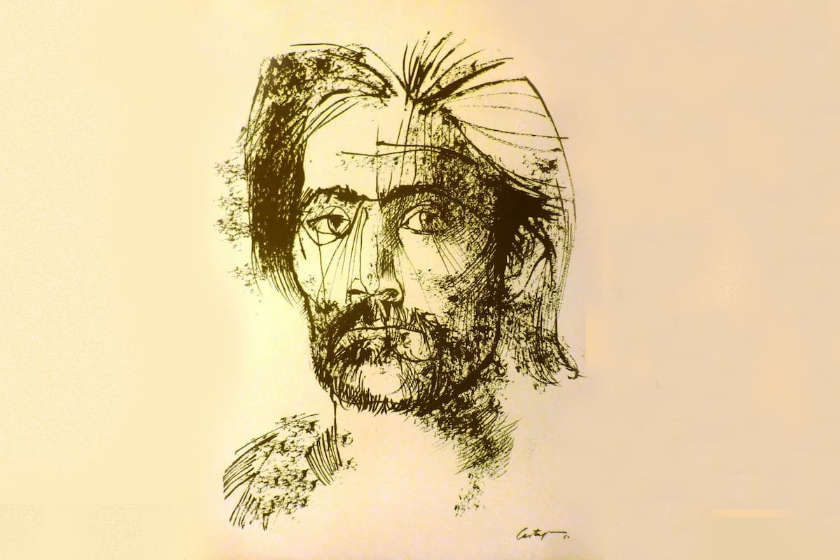 Retrato del Martín Fierro de Juan Carlos Castagnino