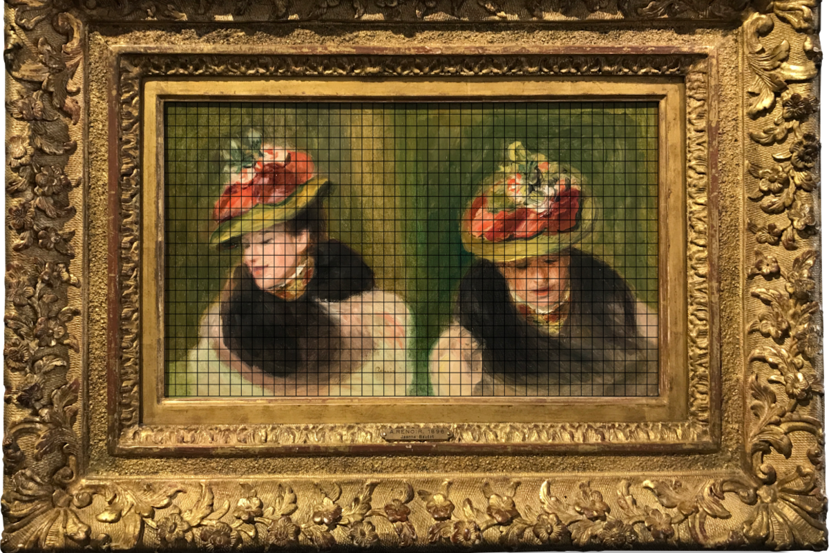 Retrato doble de Jeanne Baudot, pintura creada por Pierre-Auguste Renoir hace 125 años, se ofrece en 1125 pedacitos virtuales