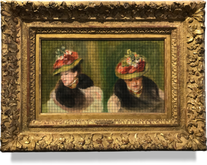 Retrato doble de Jeanne Baudot, pintura creada por Pierre-Auguste Renoir hace 125 años, se ofrece en 1125 pedacitos virtuales