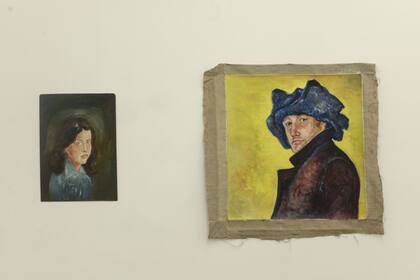 Retratos de Rosana Schoijett por su padre y de Sigismond de Vajay por su madre, en Proa