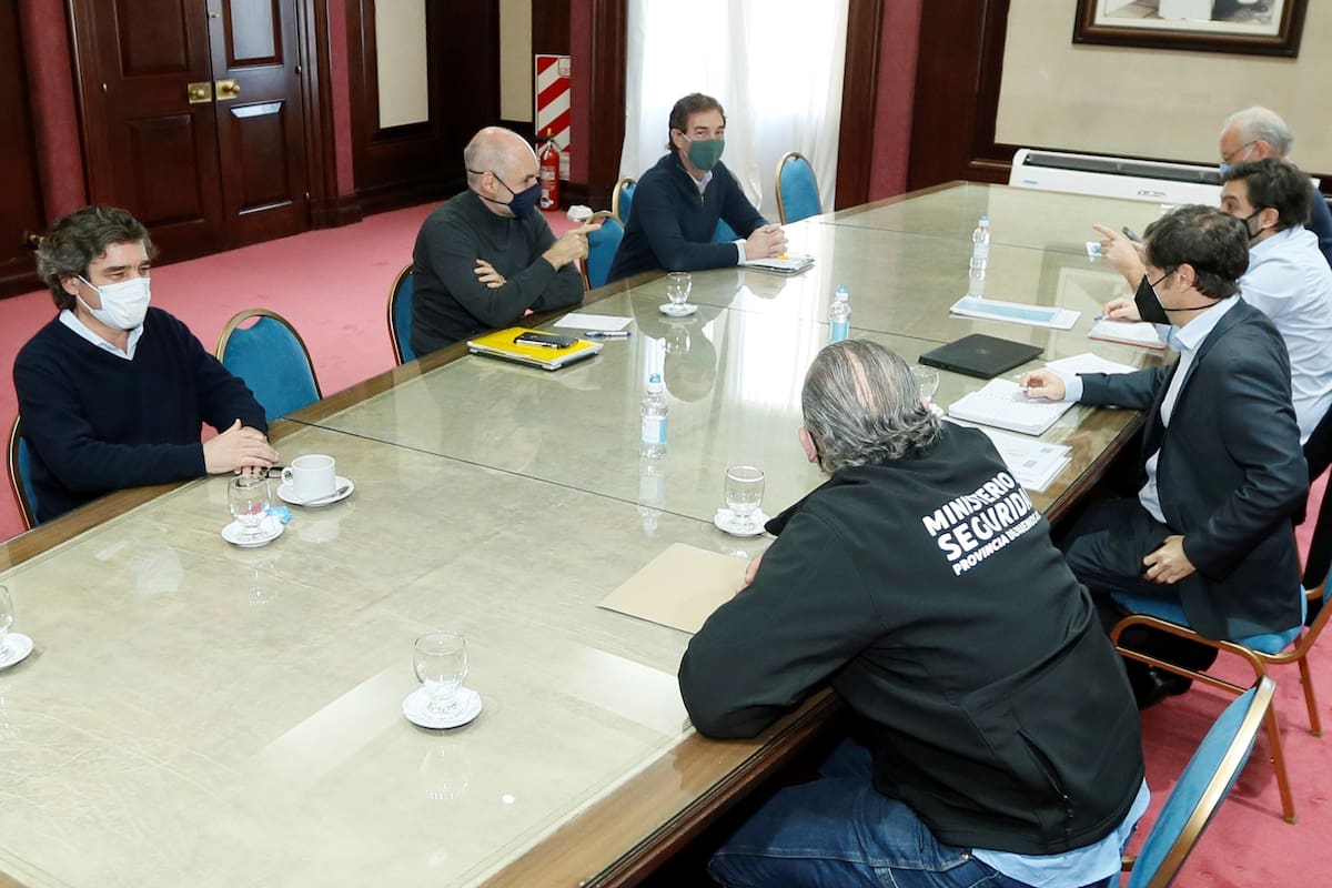 Reunión Axel Kicillof y Horacio Rodríguez Larreta