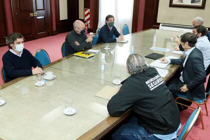 Reunión Axel Kicillof y Horacio Rodríguez Larreta