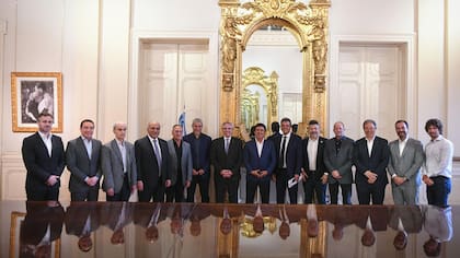 Reunión de Alberto Fernández con Sergio Massa, Insaurralde, Cascallares, Sujarchuk, Menéndez, Descalzo, Espinoza, Achaval, Ferraresi