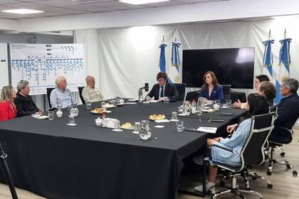 Reunión de Javier Milei