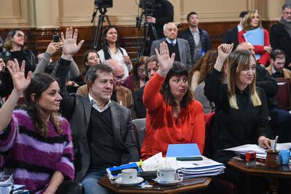 Reunión de la Comisión Bicameral de Trámite Legislativo en el Salón Illia del Senado de la Nación