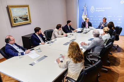 Reunión de Sergio Massa con la CAF