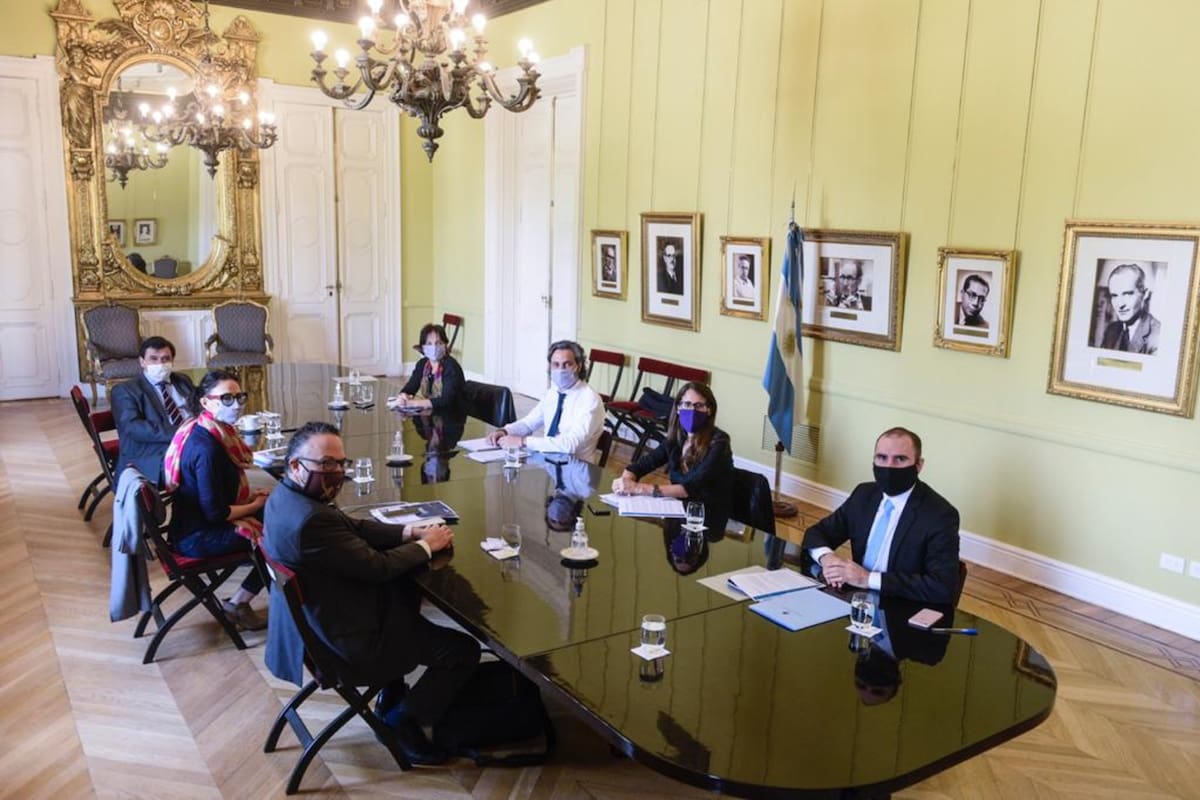 Reunión del gabinete económico