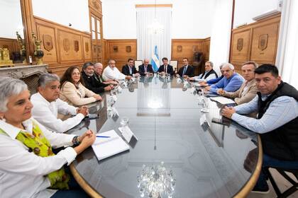 Reunión del Gobierno con la CGT
