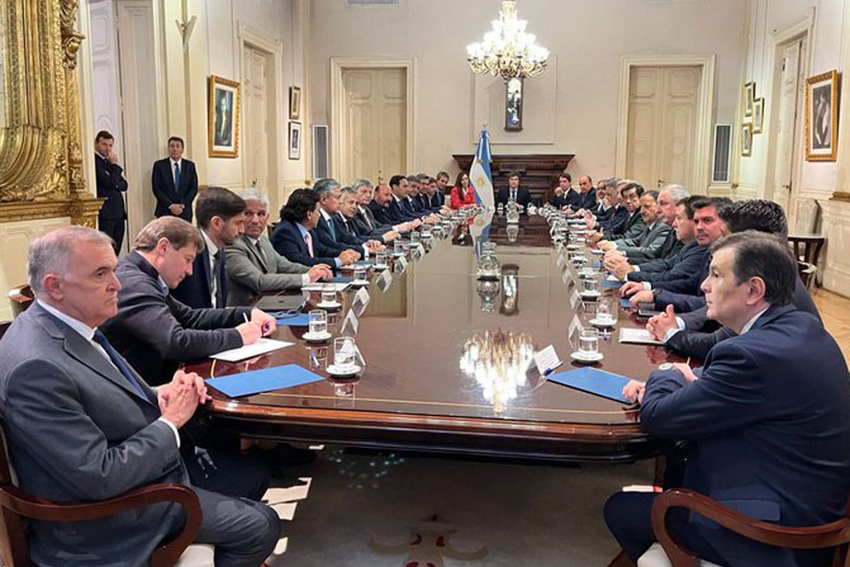 Reunión del Presidente de la Nación, Javier Milei, con los gobernadores
