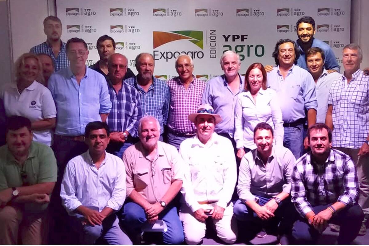 Reunión en Expoagro