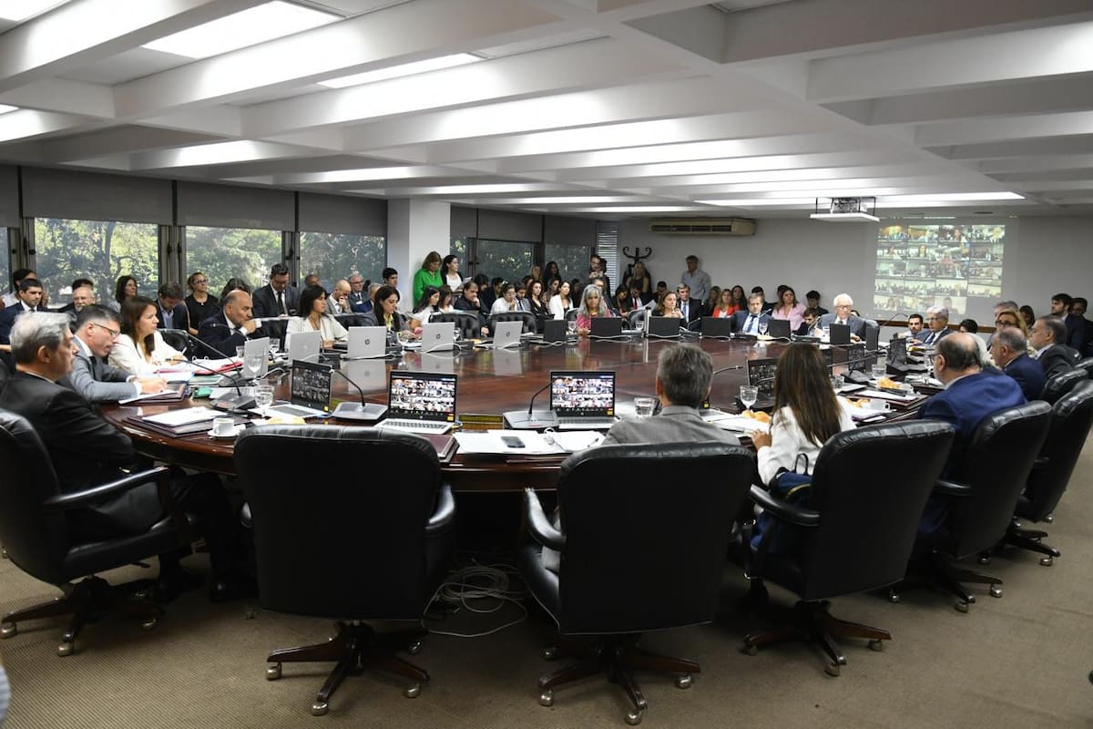 Reunión en plenario del Consejo de la Magistratura