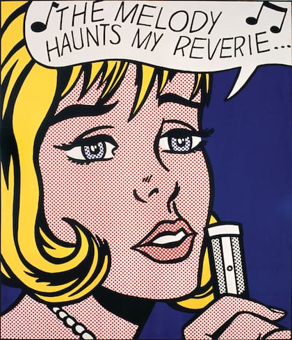 "Reverie" (1965), de la serie “Comics Girl”, serigrafía de Roy Lichtenstein