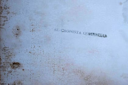Reverso de la foto de Victoria de Vilas en Florida, USA, 1982. Reproducciones que pertenecieron al archivo de Tiempo Argentino, Cronista Comercial y La Opinión. Muchas son de las agencias DyN y Telam. Corresponden a la década del 70 y 80.