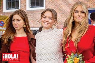 Amalia, Alexia y Ariane, las hijas de Máxima, conquistaron a todos con su simpatía en el Día del Rey