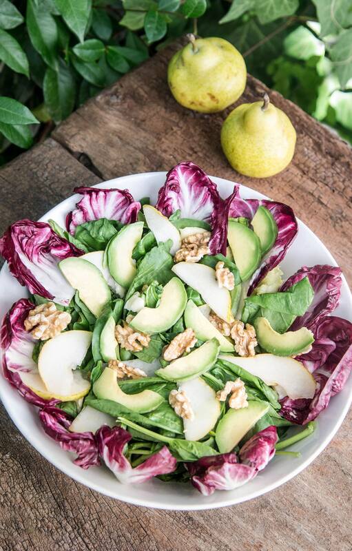 Ensalada con peras.