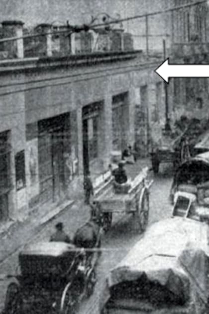 Imagen tomada desde la esquina de Bolívar y Moreno en épocas en que funcionaban las oficinas de Correos y Telégrafos