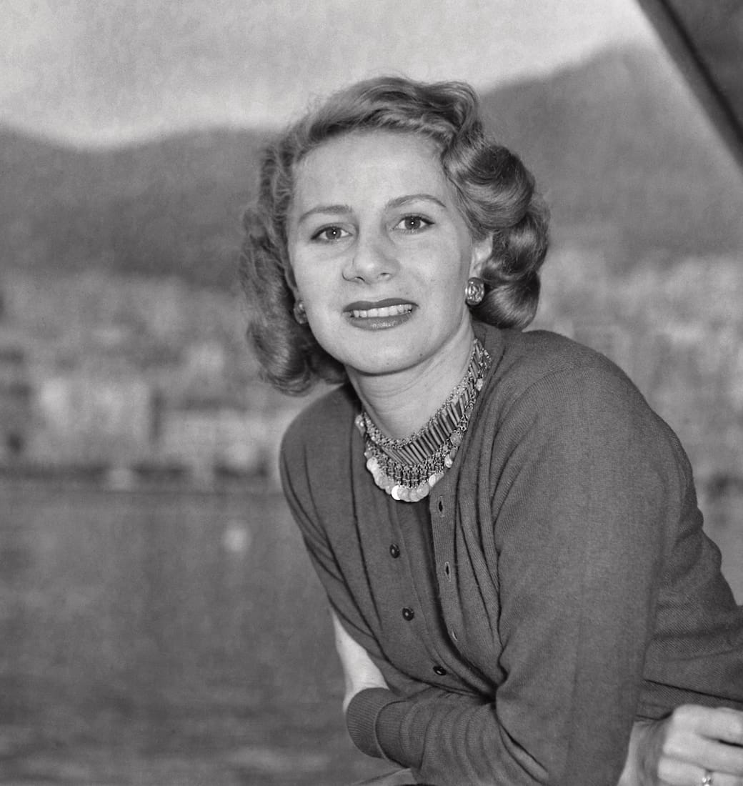 Tina Livanos fue pretendida por los dos hombres más ricos de Grecia: Aristóteles Onassis y Stavros Niarchos(Photo by Evening Standard/Hulton Archive/Getty Images)