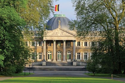 Una imagen del exterior del Castillo Real de Laeken, la residencia oficial de los monarcas belgas