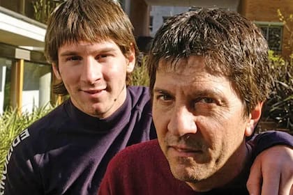Lionel y Jorge Messi