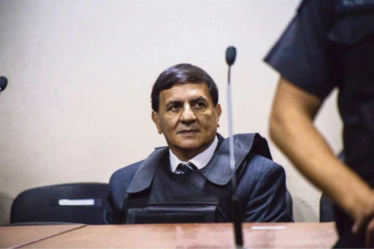 Reynoso, ayer, en el juicio