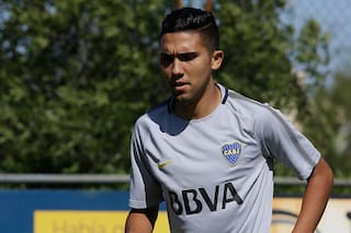 Cómo fue el primer día de Emanuel Reynoso en Boca y cuál es su nuevo apodo