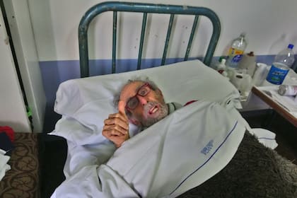 Ricardo Barreda, en una de sus últimas internaciones