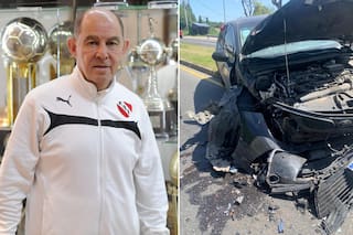 El impactante accidente de tránsito que sufrió Ricardo Bochini contra un camión