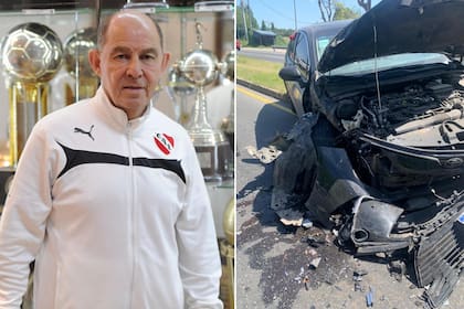 Ricardo Bochini se accidentó en Ciudad Evita