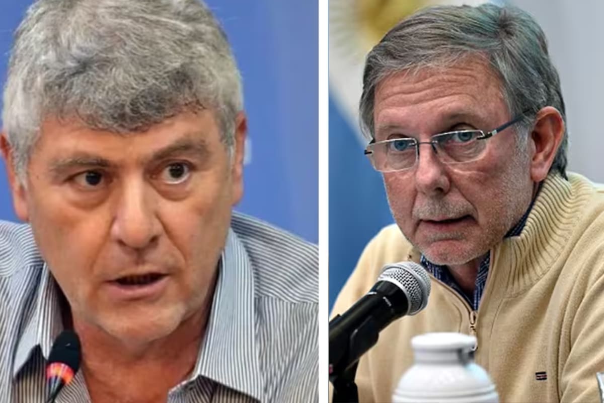 Ricardo Buryaile, exministro de Agroindustria de Mauricio Macri, y Juan José Bahillo, exsecretario de Agricultura con el exministro de Economía Sergio Massa