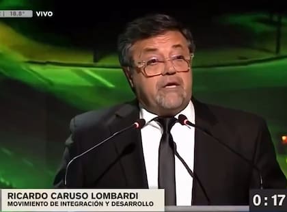 Ricardo Caruso Lombardi citó a Gago en un debate legislativo