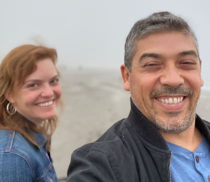 Matías conoció a su actual mujer, Kara, en EE.UU. Ella es de Pennsylvania.