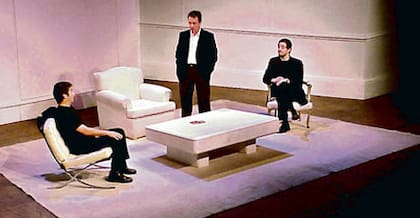 Ricardo Darín, Oscar Martínez y Germán Palacios, en la primera versión porteña de Art