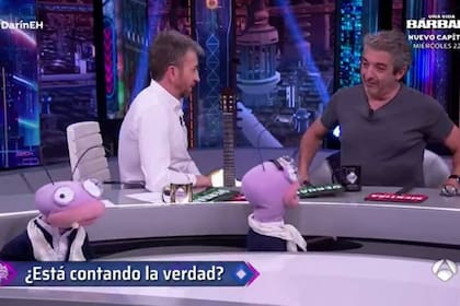Ricardo Darín visitó El Hormiguero, conducido por Pablo Matos en compañía de dos simpática hormigas llamadas Trancas y Barrancas
