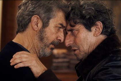 Ricardo Darín y Diego Peretti en la película Lo dejamos acá que se estrenará durante la segunda mitad de este año