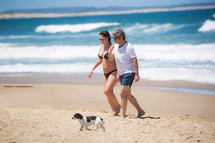 Ricardo Darín y Florencia Bas en otra postal de verano, esta vez en 2018, en Punta del Este