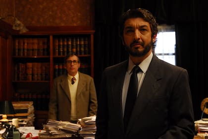 Ricardo Darín y Guillermo Francella, en El secreto de sus ojos