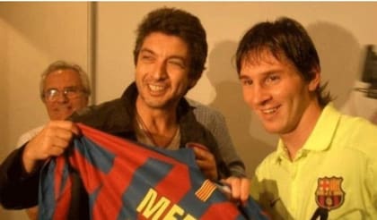 Ricardo Darín y Lionel Messi se conocieron en Barcelona años atrás, debido a que los padres del futbolista eran fanáticos del actor