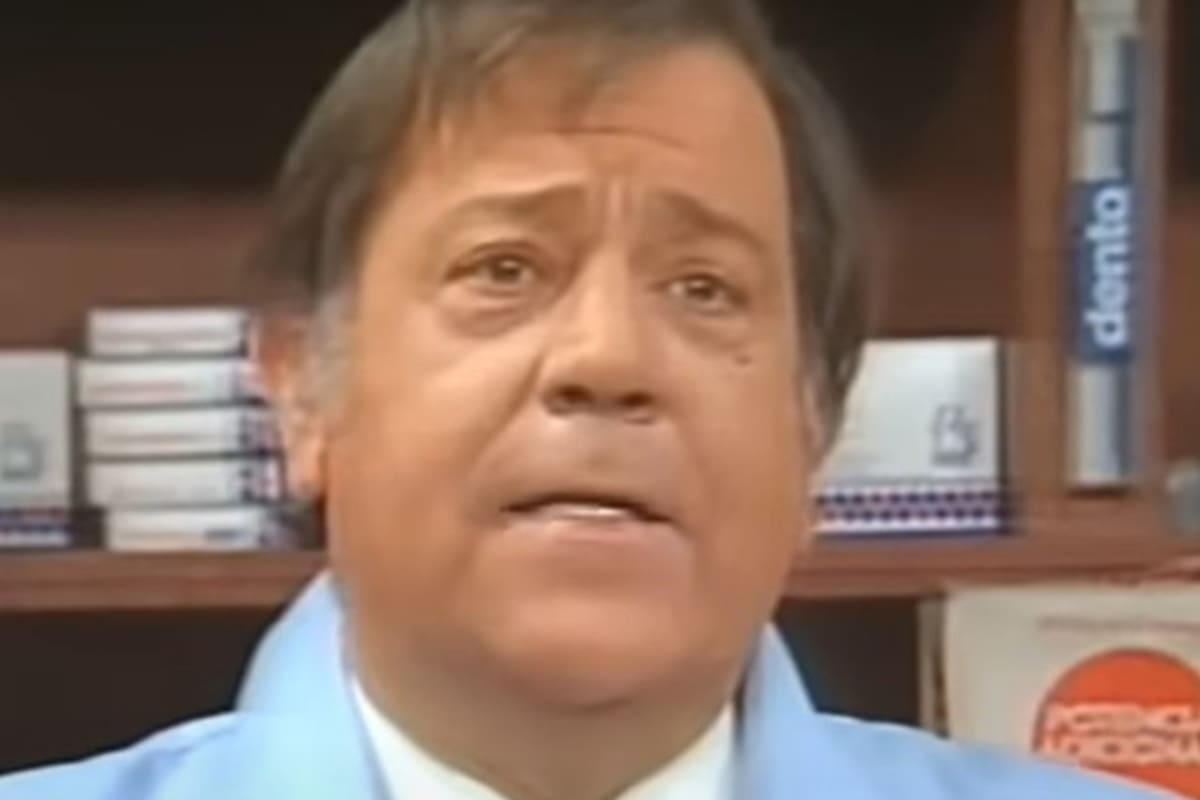 Ricardo Espalter en el sketch que lo hizo popular (Foto: Captura de video)