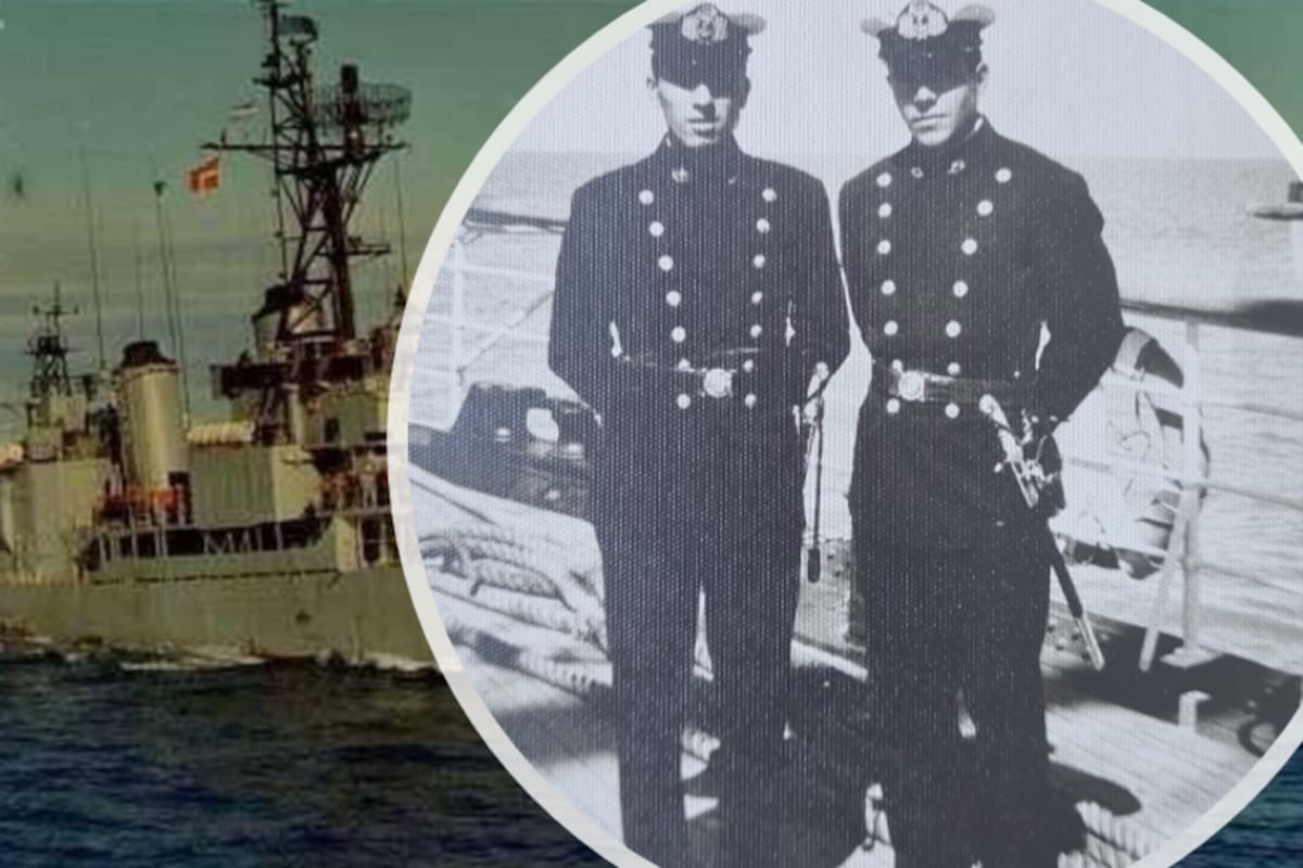 Ricardo Ferrari y Carlos Alberto González combatieron en la Guerra de Malvinas: el primero a bordo del ARA Bouchard y el segundo, del ARA Piedrabuena