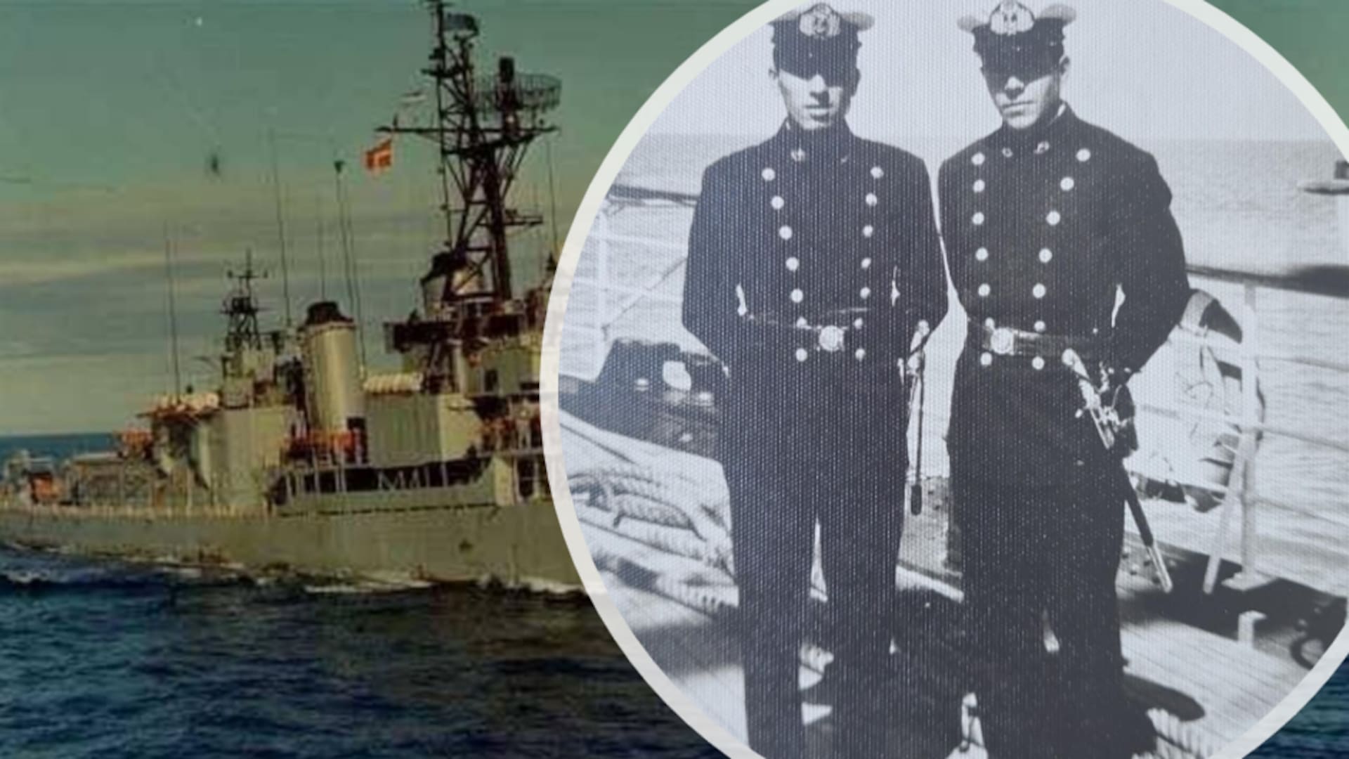 Ricardo Ferrari y Carlos Alberto González combatieron en la Guerra de Malvinas: el primero a bordo del ARA Bouchard y el segundo, del ARA Piedrabuena
