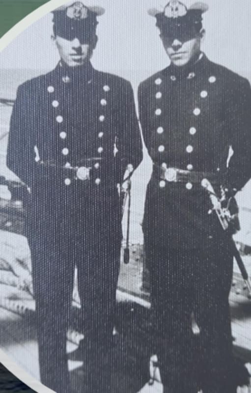 Ricardo Ferrari y Carlos Alberto González combatieron en la Guerra de Malvinas: el primero a bordo del ARA Bouchard y el segundo, del ARA Piedrabuena
